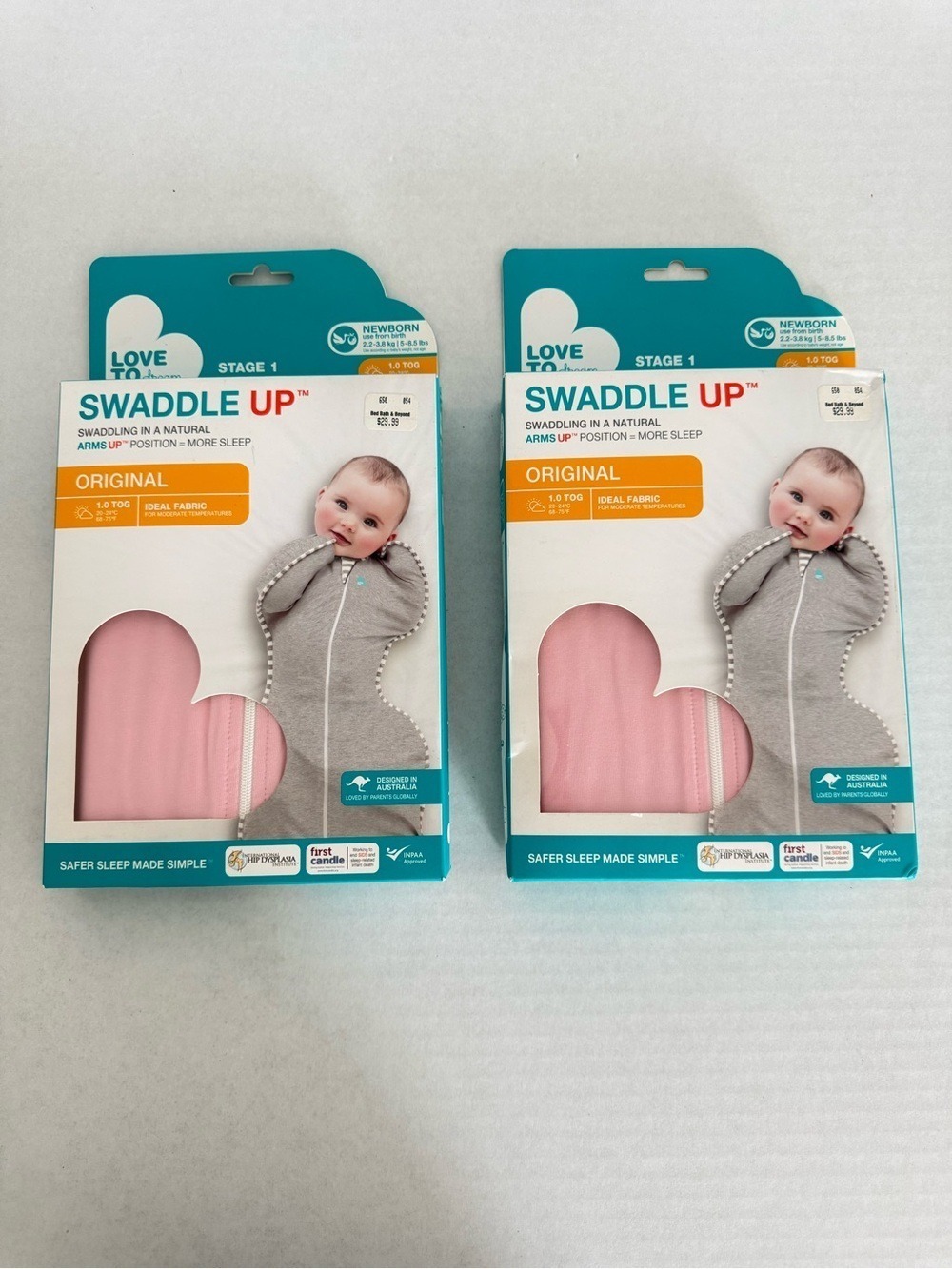 Love to Dream Swaddle UP Baby Sleep Sack Self Soothing Swaddle Bundle of 2 New